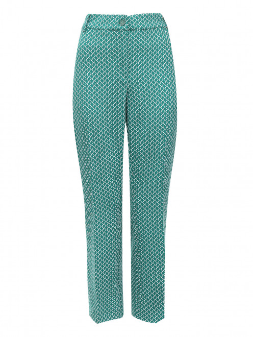 Укороченные брюки с узором Marina Sport - Общий вид