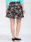 Хлопковая юбка с принтом Love Moschino  –  Модель Верх-Низ1