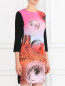 Платье-футляр с цветочным узором Moschino Cheap&Chic  –  Модель Верх-Низ