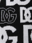 Шарф из шерсти с логотипичным узором Dolce & Gabbana  –  Деталь