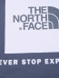 Футболка из хлопка с принтом THE NORTH FACE  –  Деталь