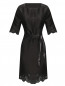 Платье из вискозы с кружевной отделкой Moschino Boutique  –  Общий вид