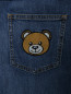 Расклешенные джинсы с карманами Moschino  –  Деталь1