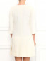 Платье из шерсти и ангоры с декоративной вышивкой Ermanno Scervino  –  Модель Верх-Низ1