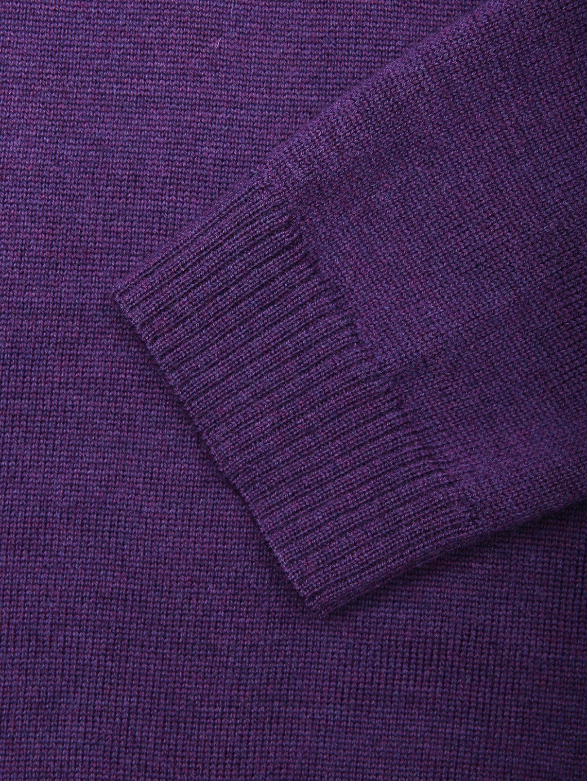 Джемпер из шерсти на молнии Aurora  –  Деталь1  – Цвет:  Фиолетовый