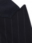 Двубортный жакет на пуговице из шерсти с узором полоска Max Mara  –  Деталь
