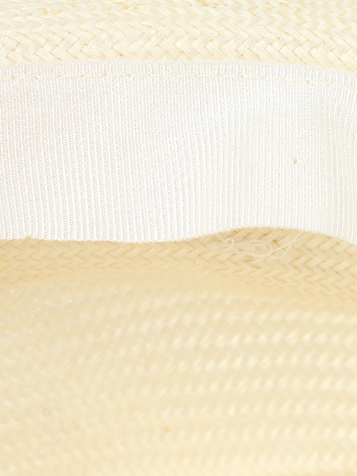 Шляпа из хлопка с декором "бант" MiMiSol  –  Деталь1  – Цвет:  Белый