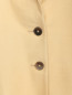 Однобортный жилет из шелка с боковыми карманами Jil Sander  –  Деталь