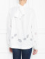 Блуза из хлопка с вышивкой Essentiel Antwerp  –  МодельВерхНиз1