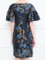 Платье из шелка с цветочным узором Alberta Ferretti  –  Модель Верх-Низ1