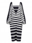 Платье из трикотажа с узором "полоска" Jean Paul Gaultier  –  Общий вид