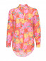 Блуза из шелка с цветочным узором Essentiel Antwerp  –  Общий вид