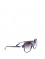 Солнцезащитные очки "стрекоза" с кристаллами на дужках BVLGARI  –  Обтравка1