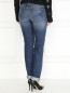Узкие джинсы из потертого денима Emporio Armani  –  Модель Верх-Низ1