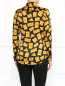 Блуза из шелка с принтом Moschino  –  Модель Верх-Низ1