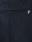 Укороченные брюки из хлопка и льна Dondup  –  Деталь1