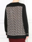 Блуза из шелка с узором Marina Rinaldi  –  Модель Верх-Низ1