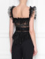 Боди из сетки с декоративной отделкой Dsquared2  –  МодельВерхНиз1