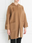 Пальто из шерсти с капюшоном Weekend Max Mara  –  Модель Верх-Низ