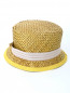 Соломенная шляпа с отделкой из текстиля Emporio Armani  –  Обтравка2