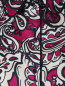 Блуза из шелка с абстрактным узором Voyage by Marina Rinaldi  –  Деталь