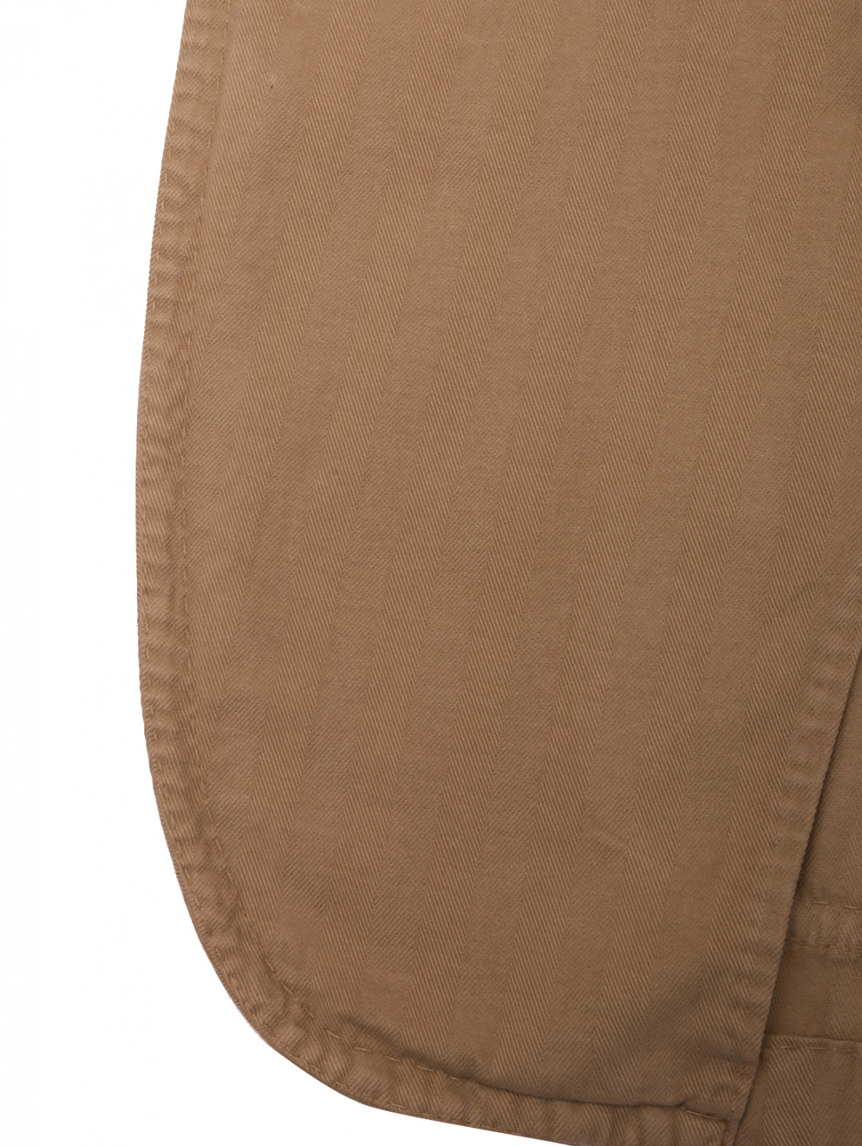 Пиджак из хлопка и кашемира с карманами Giampaolo  –  Деталь1  – Цвет:  Бежевый