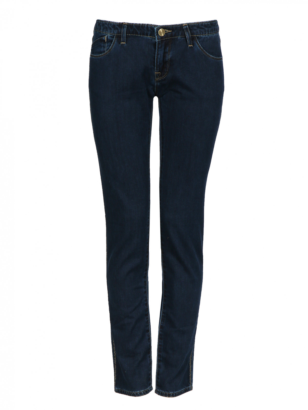 Джинс-скинни Armani Jeans  –  Общий вид  – Цвет:  Синий