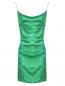 Платье-мини с цветочным узором на тонких бретелях P.A.R.O.S.H.  –  Общий вид