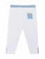 Трикотажные брюки из шерсти с контрастным декором Baby Dior  –  Обтравка1