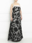 Платье-макси с цветочным узором Marina Rinaldi  –  Модель Верх-Низ