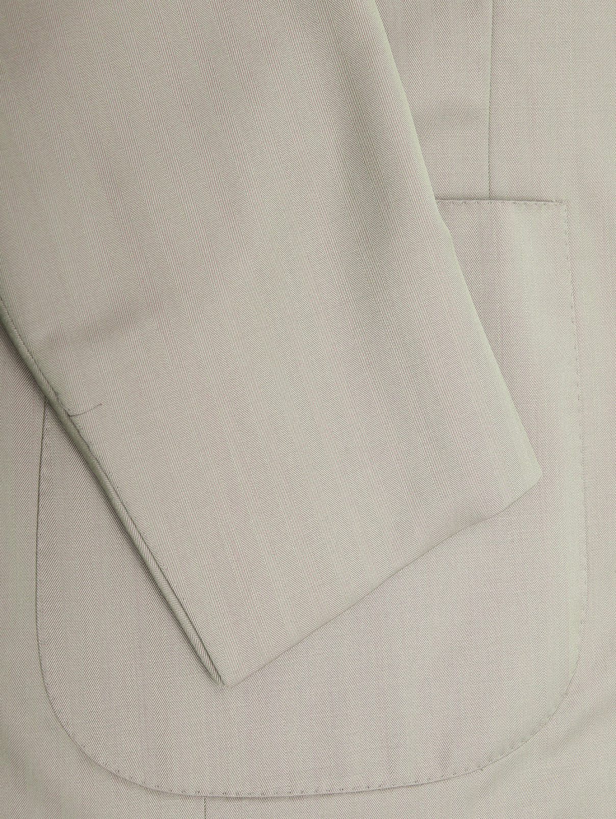 Пиджак из шерсти с накладными карманами Belvest  –  Деталь  – Цвет:  Зеленый