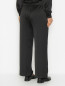 Сатиновые брюки на резинке с карманами Marina Rinaldi  –  МодельВерхНиз1