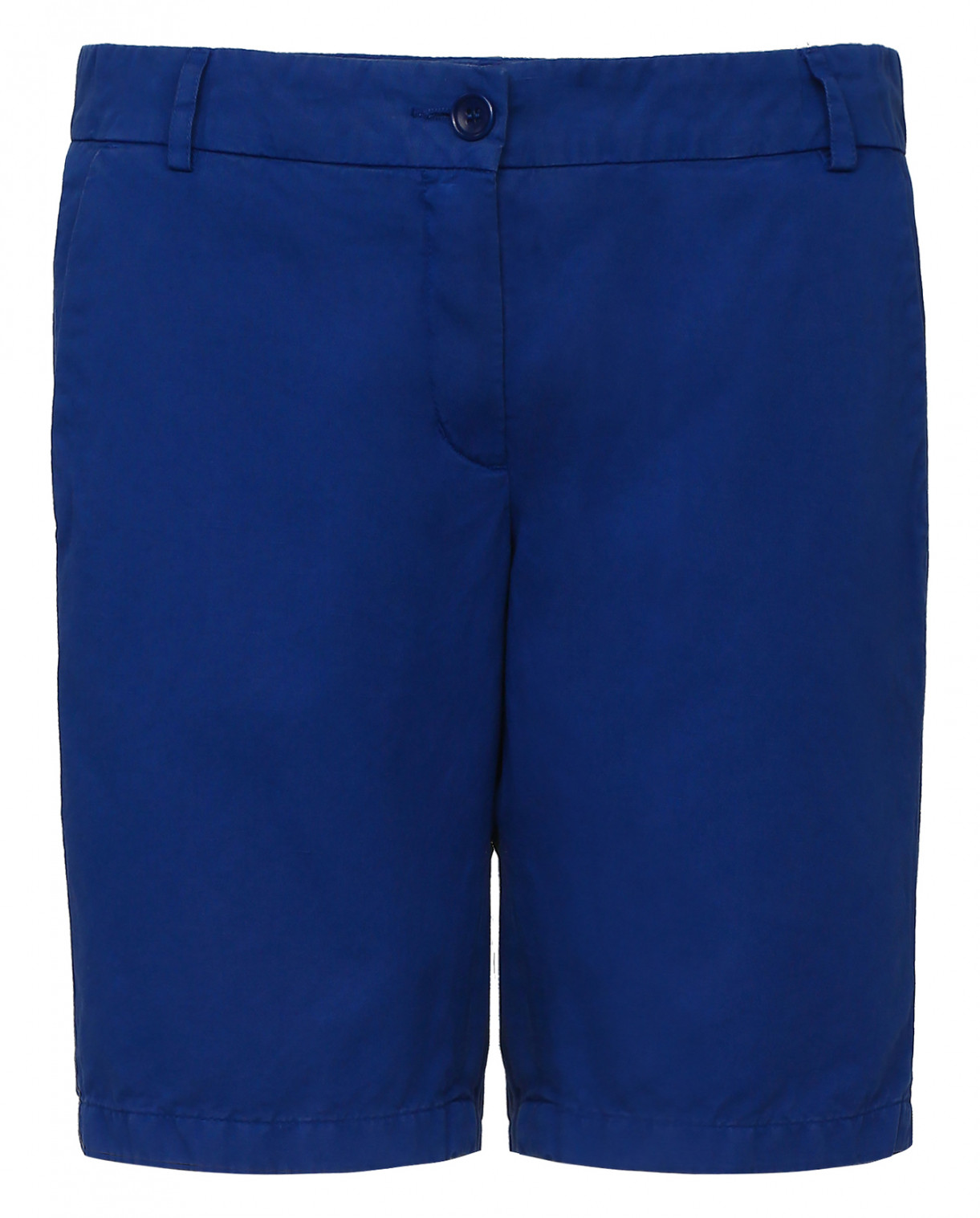 Хлопковые шорты-бермуды Hartford  –  Общий вид  – Цвет:  Синий