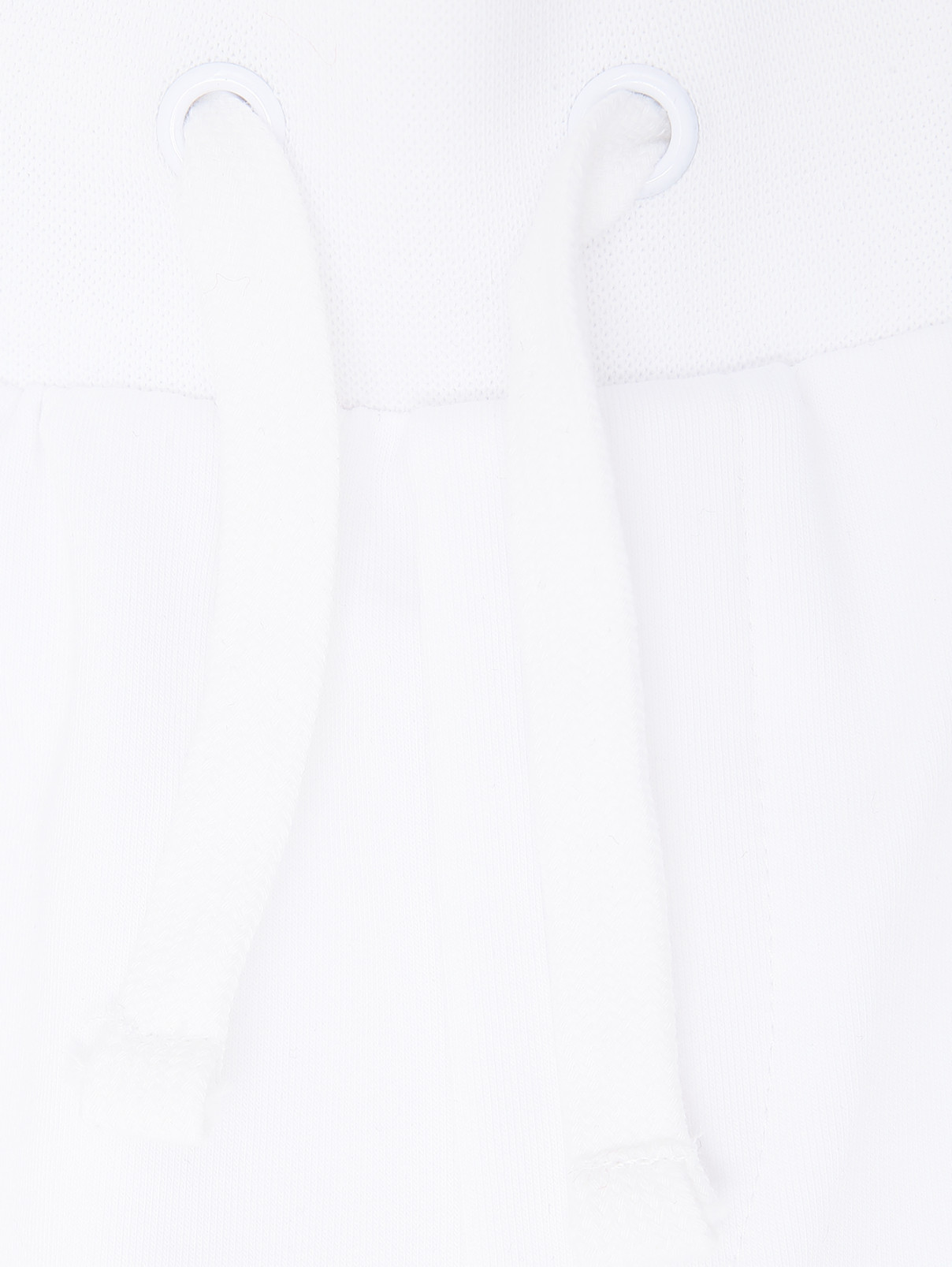 Хлопковые шорты с карманами Philipp Plein  –  Деталь  – Цвет:  Белый