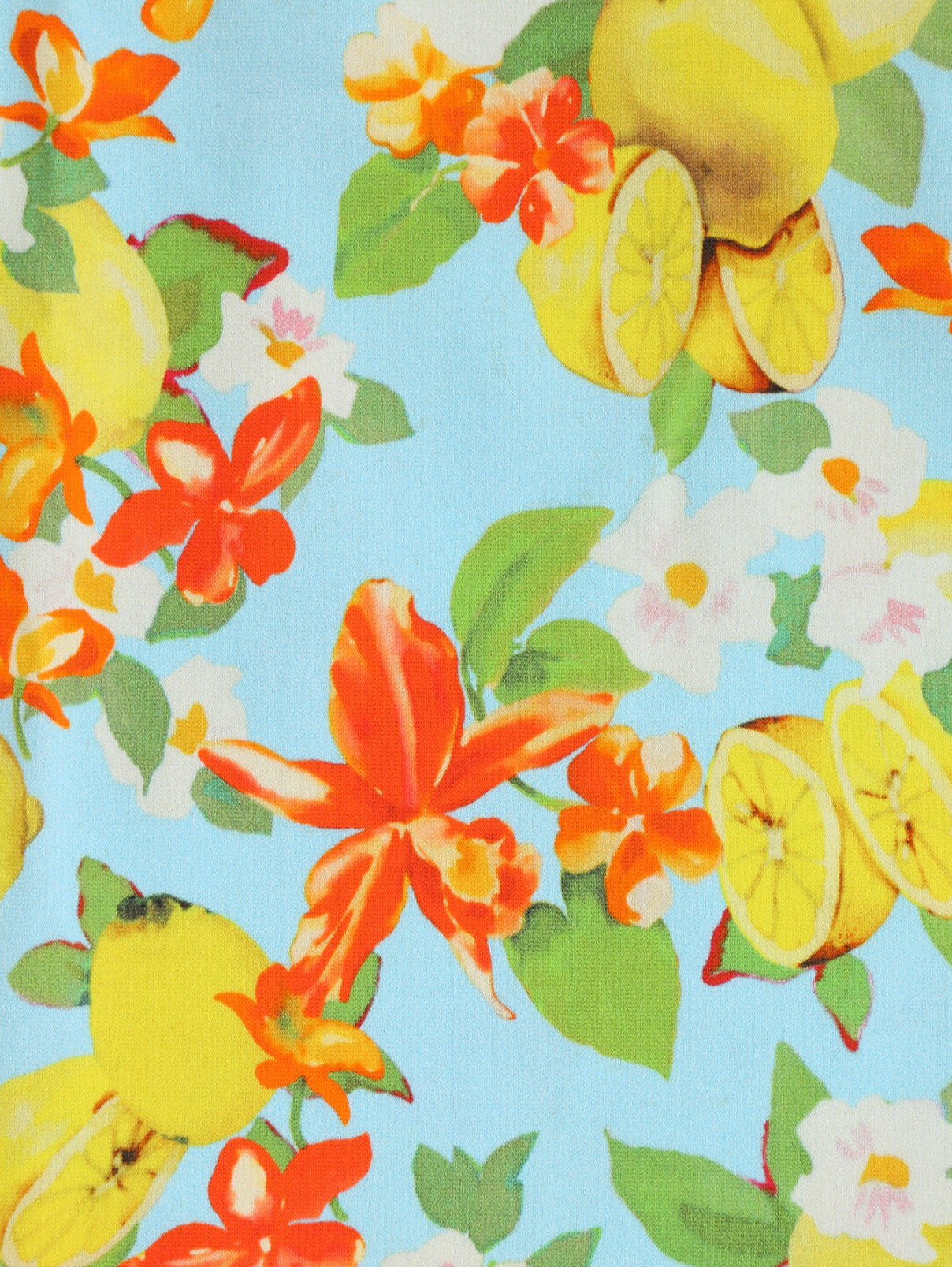 Юбка для плавания с растительным узором Dolce & Gabbana  –  Деталь  – Цвет:  Узор