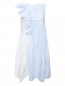 Платье из хлопка с отделкой оборкой Simonetta  –  Общий вид