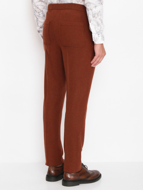 Трикотажные брюки из шерсти и кашемира - МодельВерхНиз1