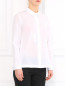 Рубашка из хлопка с застежкой по бокам Max&Co  –  Модель Верх-Низ