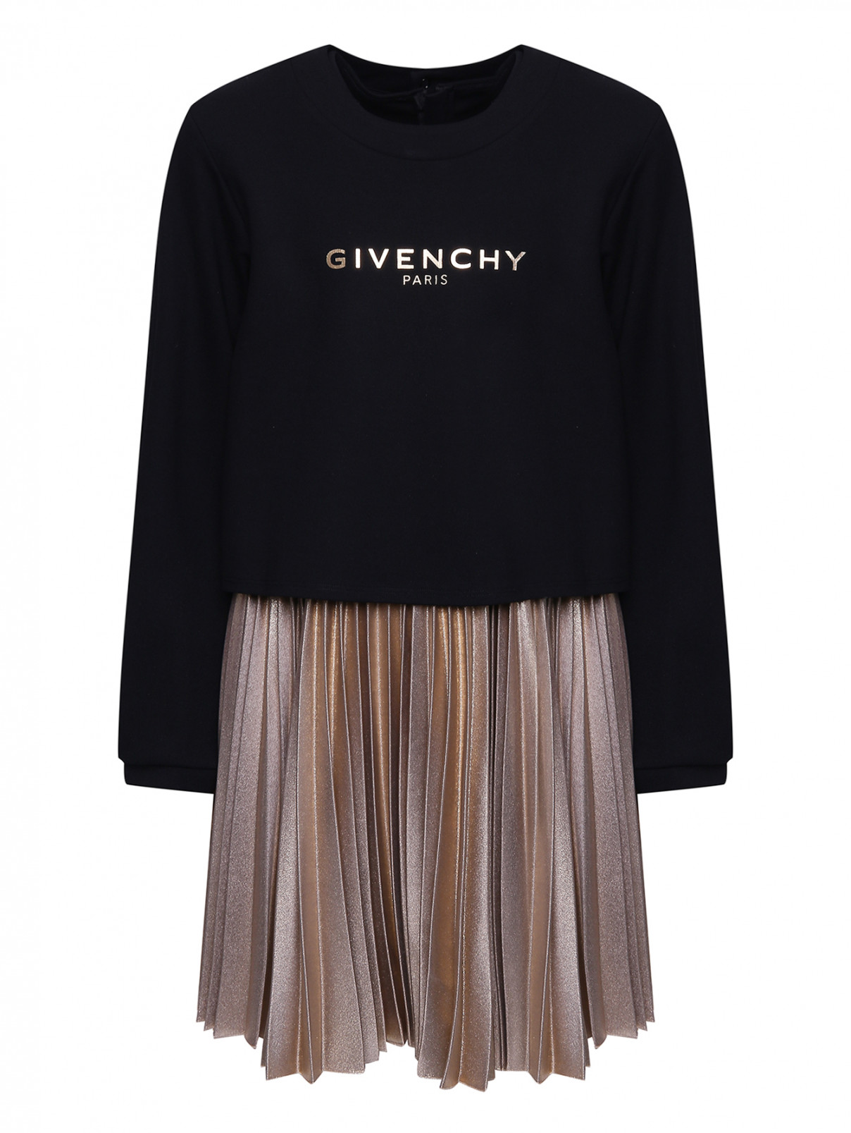 Платье в комплекте с толстовкой Givenchy  –  Общий вид  – Цвет:  Черный