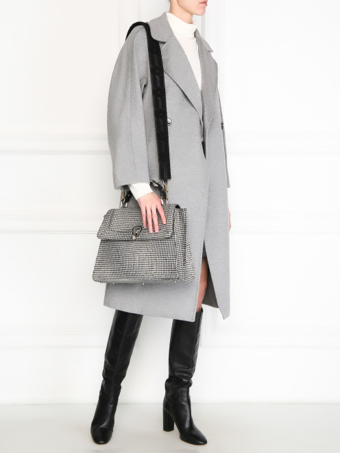 Ремень для сумки из кожи Ermanno Scervino - МодельОбщийВид