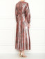 Платье-миди из шелка расклешенного кроя Max&Co  –  МодельВерхНиз1