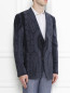Пиджак из шелка с узором "пейсли" Etro  –  Модель Верх-Низ
