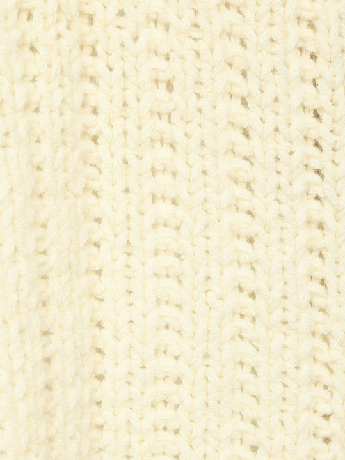 Джемпер крупной вязки из смешанной шерсти - Деталь1
