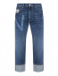 Прямые джинсы с подворотами N21  –  Общий вид