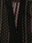 Широкие брюки из шелка с узором Barbara Bui  –  Деталь