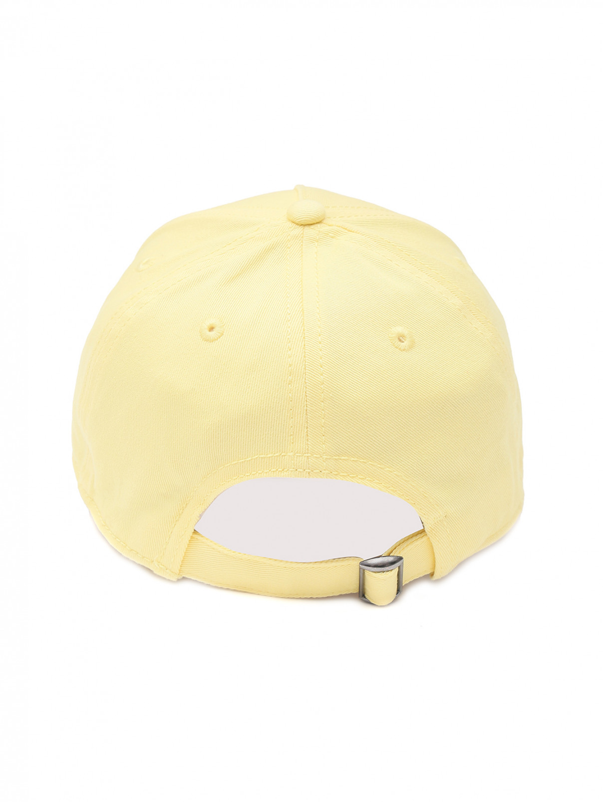 Бейсболка с вышивкой из хлопка N21  –  Обтравка2  – Цвет:  Желтый