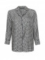 Блуза шелковая с узором Max Mara  –  Общий вид