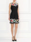 Платье с расклешенной юбкой и принтом Moschino Boutique  –  Модель Общий вид