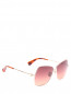 Солнцезащитные очки в оправе из металла Max Mara  –  Обтравка1
