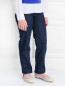 Широкие джинсы с декором на карманах D&G Junior  –  Модель Верх-Низ